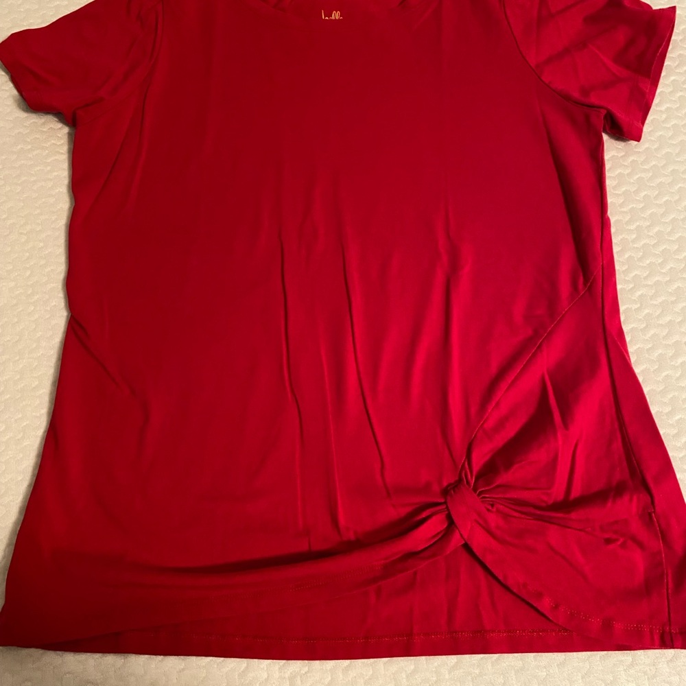 Belle Red and Blue Shirt Set - Picture 2 of 4